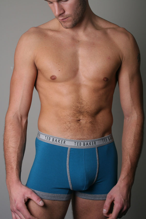 Jersey Boxer Shorts in Turquoise by Ted Baker