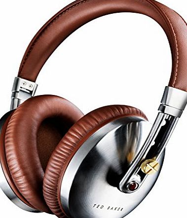 Ted Baker London Rockall High-Performance Folding Over-Ear Headphones - Brown/Silver