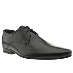 Male Hake Leather Upper Laceup Shoes in Black
