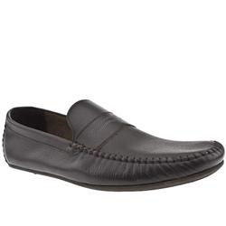 Male Ogin Whip Loafer Leather Upper ?40 plus in Brown