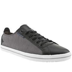 Ted Baker Male Plimp Fabric Upper Fashion Trainers in Black and Grey