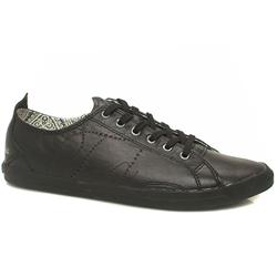 Ted Baker Male Plimp Lux Leather Upper Fashion Trainers in Black