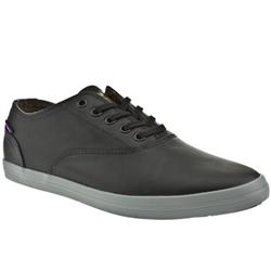 Ted Baker Male Ted Baker Edberg Leather Upper Lace Up Shoes in Black, White