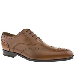 Ted Baker Male Ted Baker Gotti Leather Upper Lace Up Shoes in Tan