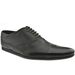 Male Ted Baker Helki Leather Upper Lace Up Shoes in Black