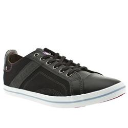 Male Ted Baker Plimp 4 Fabric Upper Lace Up Shoes in Black, White