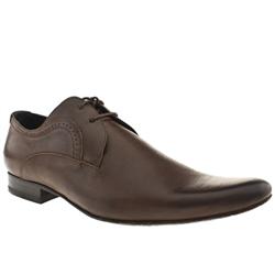 Male Ted Baker Ryde Leather Upper Lace Up Shoes in Brown