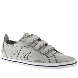 Male Ted Baker Surfer 3 Fabric Upper Lace Up Shoes in Grey