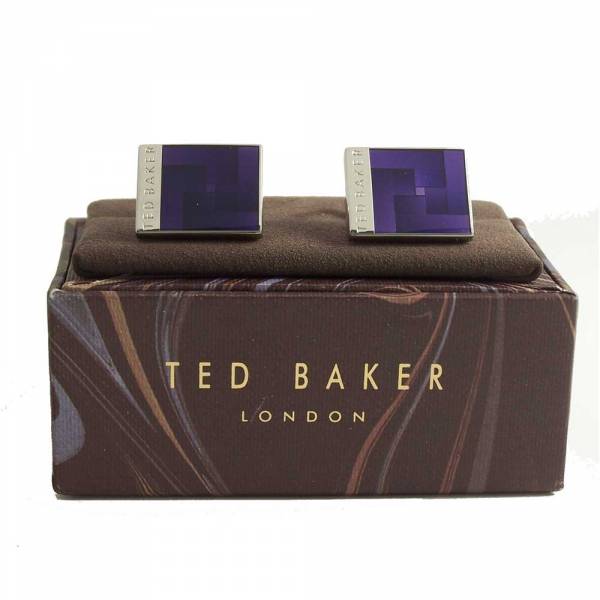 Ted Baker Mentat Cufflinks Purple