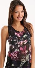 Ted Baker, 1295[^]247412 Shadow Floral Hitty Top - Black