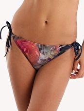 Ted Baker, 1295[^]247529 Technicolour Bloom Besaly Tie Side Pant - Black