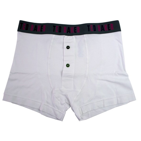 White Percie Fly Fronted Boxers by