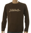 Brown T-Shirt with Beige Logo