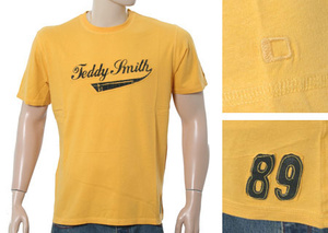 Yellow T-Shirt with Navy Logo -