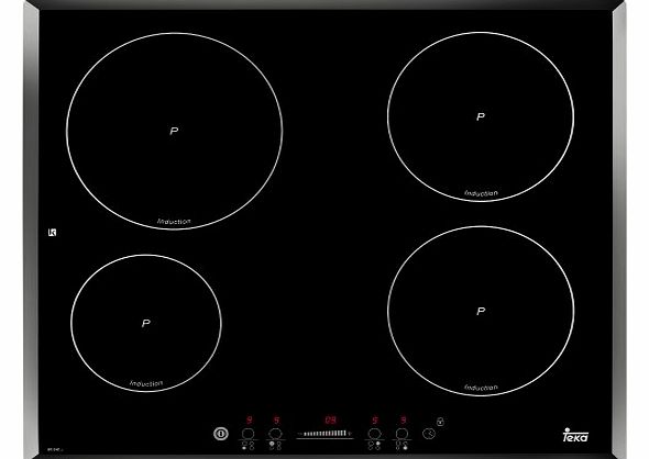 Teka Irs 641 - Hob (Built-In Electric Induction, Glass, Touch, 230V, 50/60 Hz) Black
