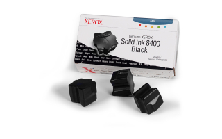 Tektronix/Xerox Compatible 108R00604 3 Black Solid Ink Sticks