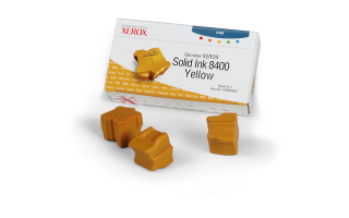 Tektronix/Xerox Compatible 108R00607 3 Yellow Solid Ink Sticks