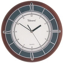 TELESONIC analogue wooden wall clock