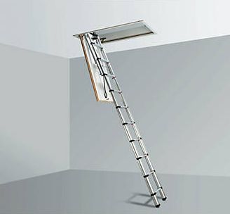 Telesteps, 1228[^]3011G Telescopic Loft Ladder Aluminium