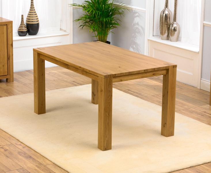tempo Solid Oak Dining Table - 150cm
