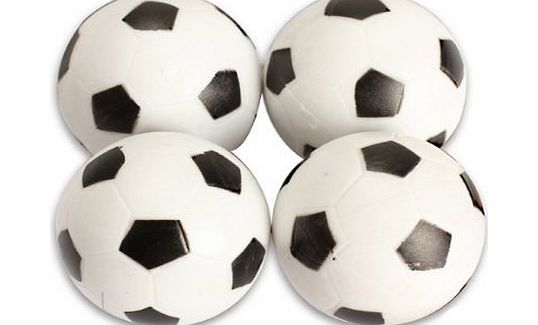 Tenflyer Pack of 4 32mm Plastic Soccer Table Foosball Ball Football Fussball (Pack of 4 Table Football(White))