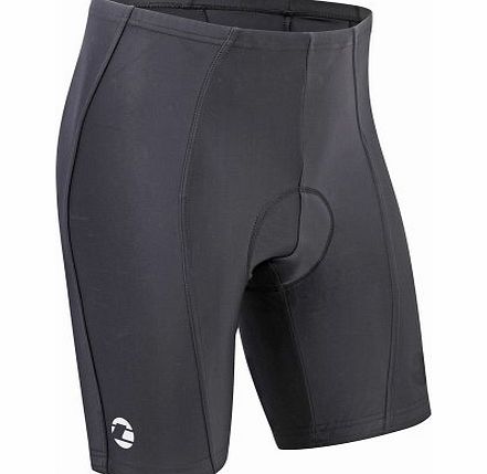 Tenn-Outdoors Mens 8 Panel Professional Moulded Pad Cycling Shorts - Black, Medium/32-34 Inch