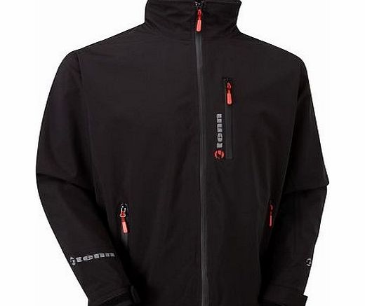 Tenn Swift Waterproof Cycling Jacket Black/Orange Med