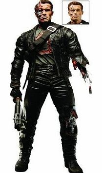 Terminator Arnie - Terminator 2 Final Battle Damaged 12`` Figure - Neca