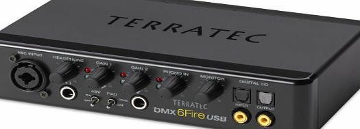 TerraTec  SoundSystem DMX 6Fire USB - audio cards (24-bit/192KHz, USB, 2,0 GHz Intel/AMD)
