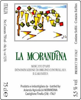 Terredora Moscato dAsti, La Morandina, Piemonte, Italy