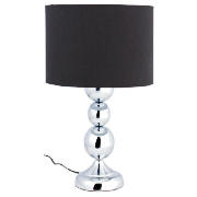 Tesco ball touch table lamp with shade (AW11)