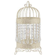 Birdcage table lamp