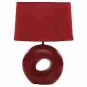 Tesco Calypso Table Lamp Red