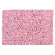 Chenille Bath Mat, Light Pink