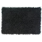 tesco Chenille Bathmat, Black