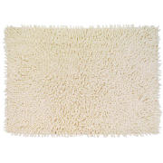 tesco Chenille Bathmat, Cream