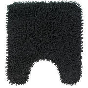 Tesco Chenille Pedestal Mat, Black