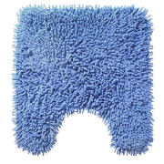 Tesco Chenille Pedestal Mat Cornflower Blue