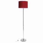 Tesco Cotton Shade Floor lamp red