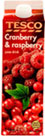 Tesco Cranberry and Raspberry Juice Drink from