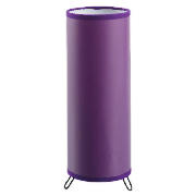 Tesco Cylinder Table Lamp Plum