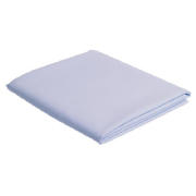tesco Double Fitted Sheet, Powder Blue