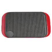 Finest Cast Iron Reversable Grill Red