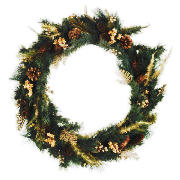 Tesco Finest Gold Fern Wreath (Direct)
