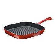 Finest Non Stick Cast Iron Griddle Pan Red