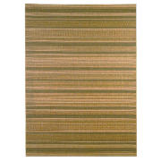 Tesco Flatweave Stripes, 170x240cm, Green