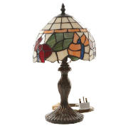 Tesco Floral Tiffany Table Lamp
