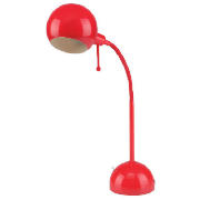 Funky Bobble desk lamp red