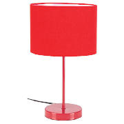 Tesco Funky Matchstick table lamp red