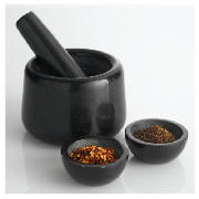 granite pestal & mortar & 2 pack pinch pots
